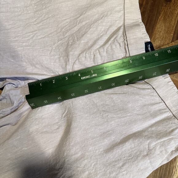 Theory Pants Treeca Pull On Pants Eco‎ Sharkskin Linen Women’s 6 Classic - Picture 5 of 7